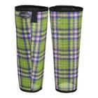 Showman Green Plaid Stand Up Fly Boots Set Of 4 Medium Horse