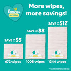 Pampers Sensitive Baby Wipes Unscented  16 Pack  1344 Total Count