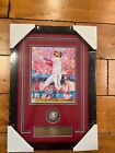 Bryce Harper  bedlam At The Bank  Framed Lithograph Signed Perry Milou 14x20 