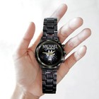 Michael Jackson Black Stainless Steel Watch