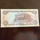 Jamaica  Five Dollars  Banknote 1985