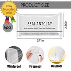 6 Pack Moldable Sealant Clay  White Fast Drying Sealant Mastic  Repair Sealing P