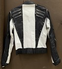 Michael Jackson Pepsi Commercial Black   White Leather Jacket Jacksons 5