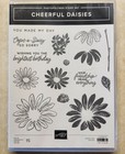 Stampin Up Stamp die Set Bundle   Cheerful Daisies   Used- Cute Layered Daisies 