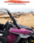 Flip Up Windshield For 2014-2018 Polaris Rzr Xp 1000 xp Turbo  Rzr 900  S 900   