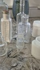 Antique vintage Lot Of 9 Medicine Apothecary Bottles