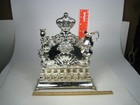 Silver Tone Menorah Hanukkah Candle Holder Chanukiah Judaica Read