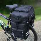 Cycling Bicycle Rear Rack Bag 48l Waterproof Bike Trunk Pannier Saddle Bag Usa