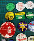 Vtg 27 Button Lot Pinback 50s 60s 70s Gold Rush Rodeo Helldorado Fair Air Show