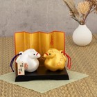 Good Luck Gold   Silver Fukujyu Horse Lucky Bell