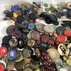 50 Vintage Quality Unique Buttons Glass Mop Metal Plastic Large Gorgeous Antique