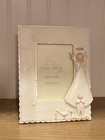 Picture Frame Baby And Angel By Demdaco-holds 4x6 Picture Nursery - New defect