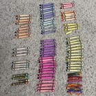 Vtg Crayola Crayon Lot Metallic Gel Fx Animal Shapes 80  Some Discontinued