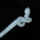 Natural Xiuyan Jade Hairpin    vintage-inspired Hair Accessory For Women Xb09