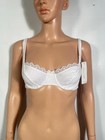 Vintage 1990s Deadstock Cotton Underwire Bra Size 34a Xs