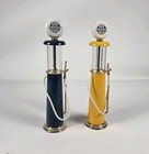 Set Of 2 1920s Super Chevrolet Service Wayne Style Gas Pump Replica collectible