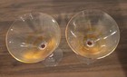 Set Of 2 Luminarc Rainbow Martini Cocktail Glasses 
