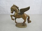 Vintage Solid Brass Pegasus Winged Mythical Flying Horse