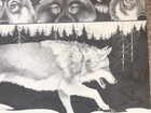 Wolf Art Reproduction Print Poster Lithograph Unframed 16x20  Fine Art Wolves