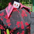 Complete Set- Matching Western Show Shirt  Pad And Jewlery  Size Large