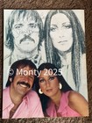 1972 Sunny And Cher Concert Program With Original David Brenner Autograph 
