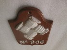 Fire Mark Hands  Philadelphia Contribution Insurance Company- No 906 Plaque mark
