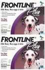 Frontline Plus For Dogs Flea And Tick Medicine Large Purple Box 6 Month 45-88 Lb