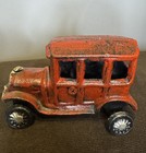 Two  2  Vintage Cast Iron Sedans Model T   Model A Antique Style