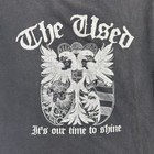 Vintage Y2k The Used Band Tee Black It   s Our Time To Shine 2002 Size Medium