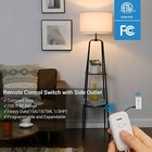 Dewenwils Wireless Remote Control Electrical Outlet Switch 2 Side Outlets