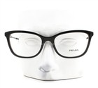 Prada Eyeglasses Vpr 02y 07e-1o1 Glasses Polished Black 54-17-140 W pouch