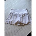Athleta A-game 14  Skort White Mesh Tennis Golf Skirt Size Medium