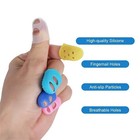 10pcs Guitar Fingertip Protectors Silicone Finger Guards 5 Sizes Anti Slip