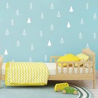 Tree Wall Decals Minimalist Tree Stickers Nursery Decor Kids Room Wall White