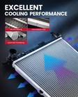 Kax Cu1290 Radiator For Honda Civic 1992-2000 Civic Del Sol 1993-1997