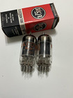 Rca 12au7 Black Plates  conn Labeled  Nos Readings  Matched Pairs Available