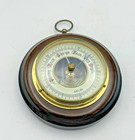 Vintage Selsi Wood And Brass Barometer Made In Germany