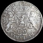 Netherlands Zeeland Zeelandia Ducaton Silver Horse Rider 1793 Sharp Detail