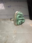 Snake Ring Turquoise Band Size 8 25 Sterling Silver Men Women