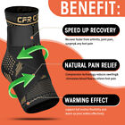 Copper Ankle Brace Foot Support Compression Sleeve Arthritis Tendonitis Unisex