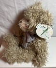 First   Main Bear Scraggles With Original Tag Stuffed Animal Brown With Blue Bow