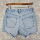 Universal Thread Denim Shorts Women s 4 27r Vintage Midi Button Fly Raw Hem