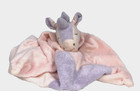 Angel Dear Unicorn Pink Lovey Security Blanket Purple Heart Plush Soft Baby Toy