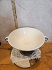 Decorative Serving Bowl With Blue Floral Design