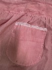 Vintage Candy Striped Apron With Lace Border With 2 Pockets