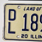 Illinois Dealer License Plate     free         Dl 1897   2008 Car Dealer 4 Digit Tag