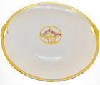 Rare Kpm Germany Art Nouveau Gilt Fruit Hand Painted Plate Handles Signed Mm 10 