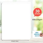 White Cardstock 8 5 X 11  230gsm Cover Cardstock Paper  85 Lb Heavy Card Stock F