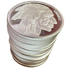 1 2 Oz Buffalo 999 Fine Silver Round Fractional Gsm Bu