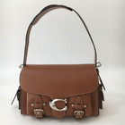 Coach Ct721 Leather Soft Tabby Shoulder Bag Crossbody Brown New Outlet 2410m